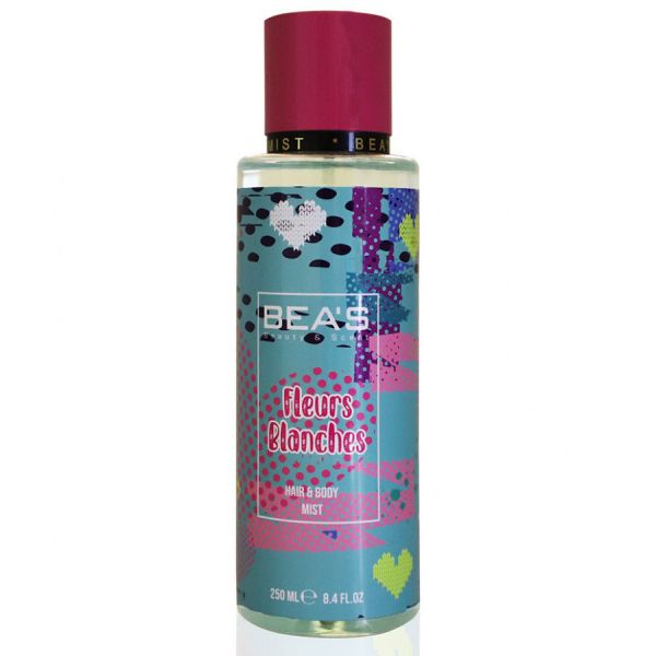 Mist for body and hair Beas Body & Hair Fleur Blanches 250 ml